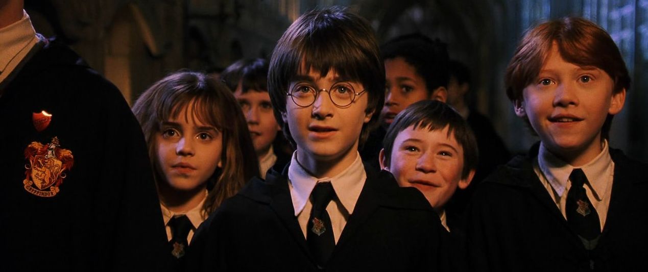 Daniel Radcliffe in the original Harry Potter film