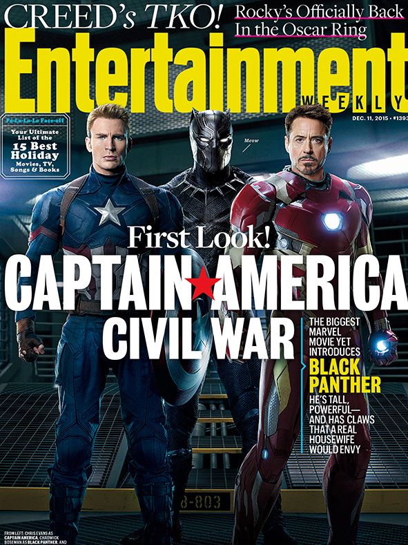 Captain America, Black Panther and Iron Man featured on the 