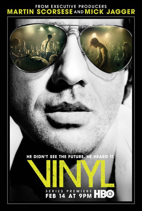 Key Art for HBO's Vinyl, Premiering February 14