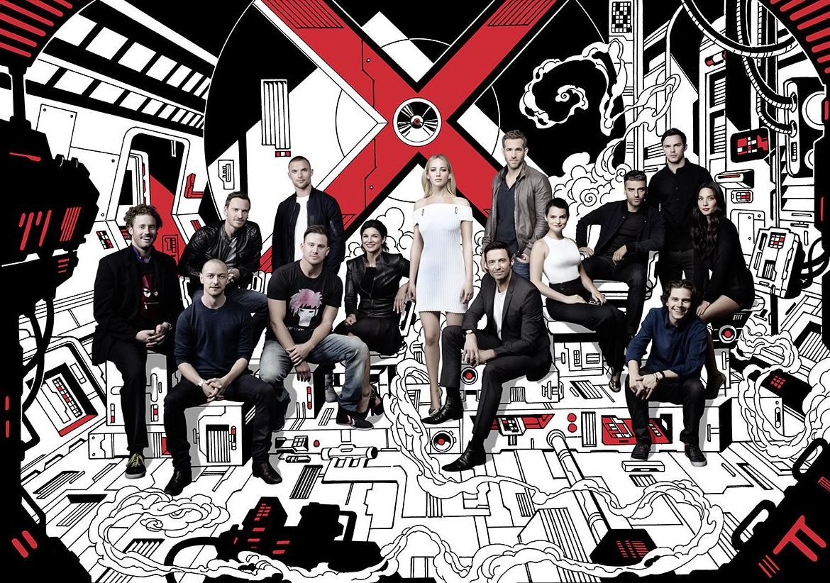 Check out this X-Men universe cast photo