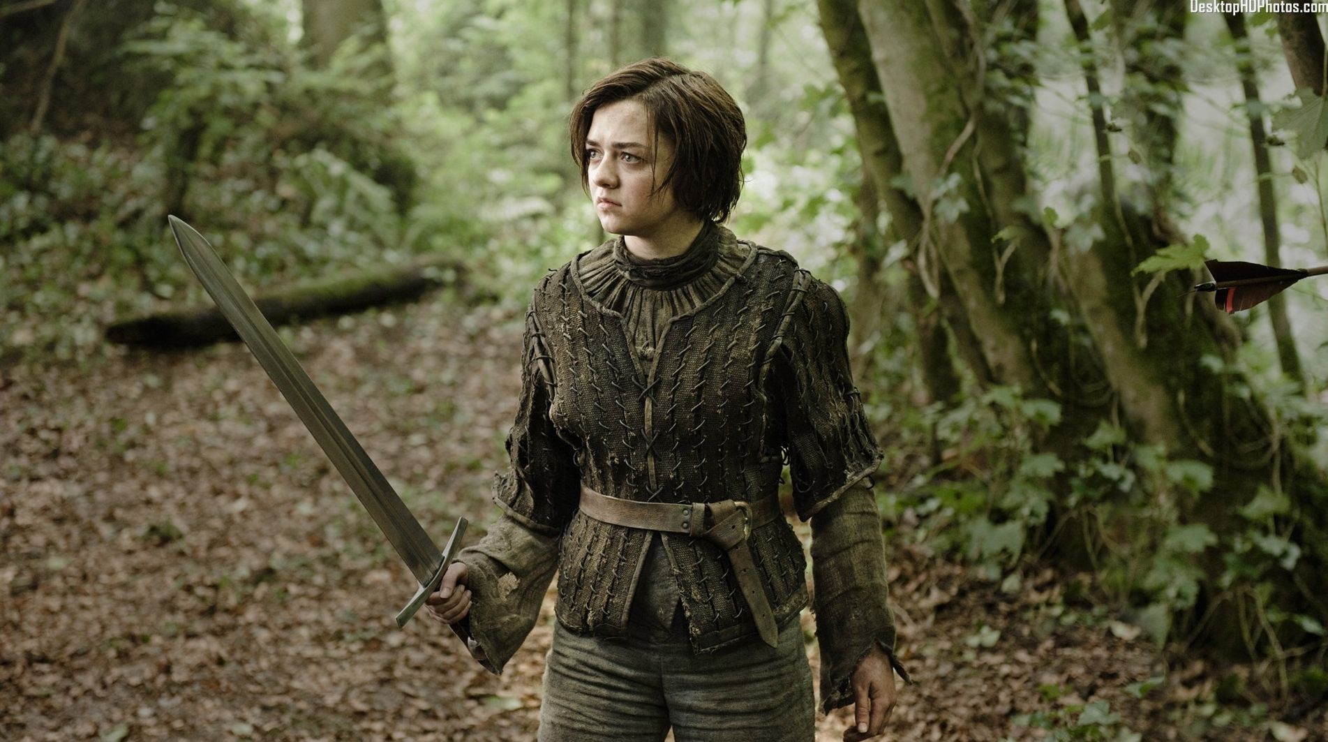 Maisie Williams in Game of Thrones