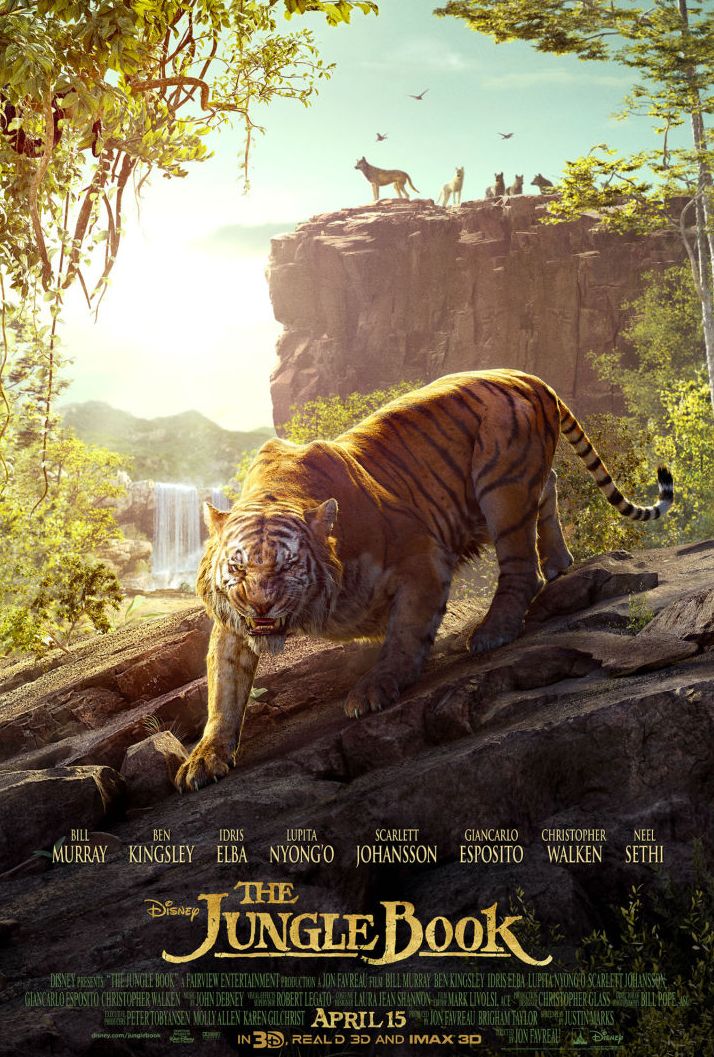 The Jungle Book Poster featuring Shere Khan