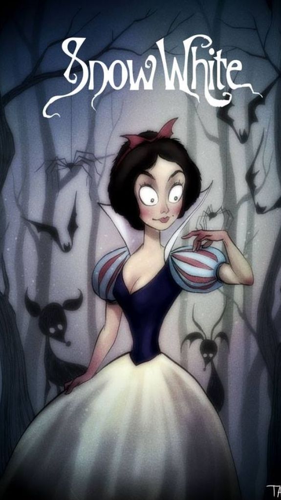 Artist Andrew Tarusov gives Disney Characters a Tim Burton F