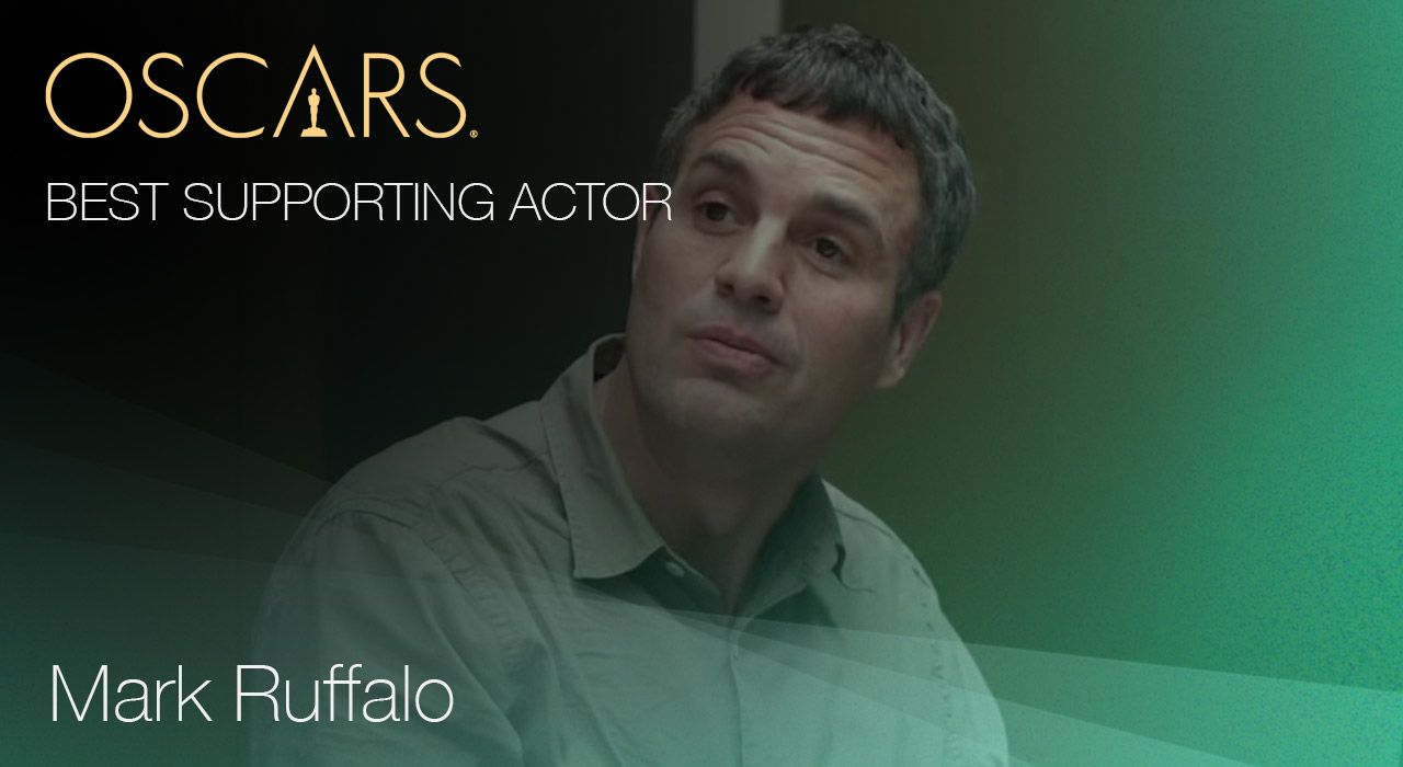 Best Supporting Actor, Mark Ruffalo for Spotlight