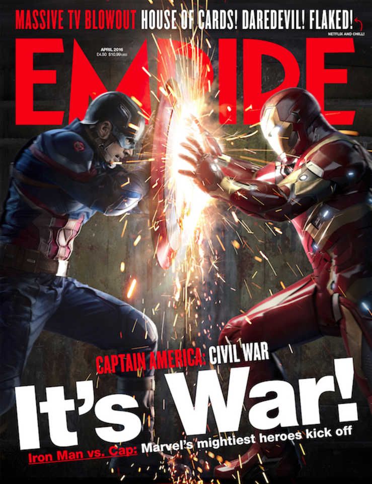 Captain America: Civil War - Empire magazine cover
