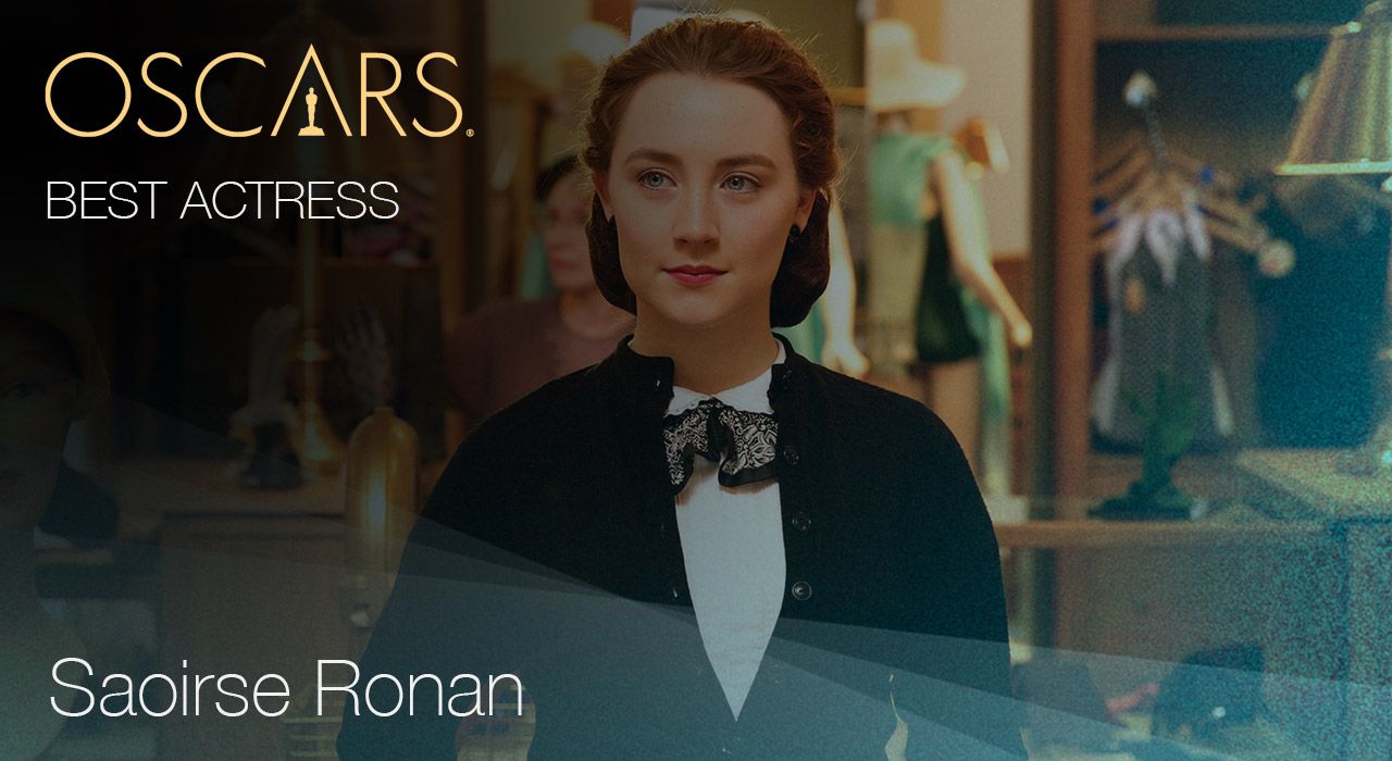 Best Actress, Saoirse Ronan for Brooklyn