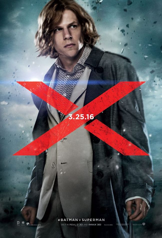 Jesse Eisenberg as Lex Luthor in new poster