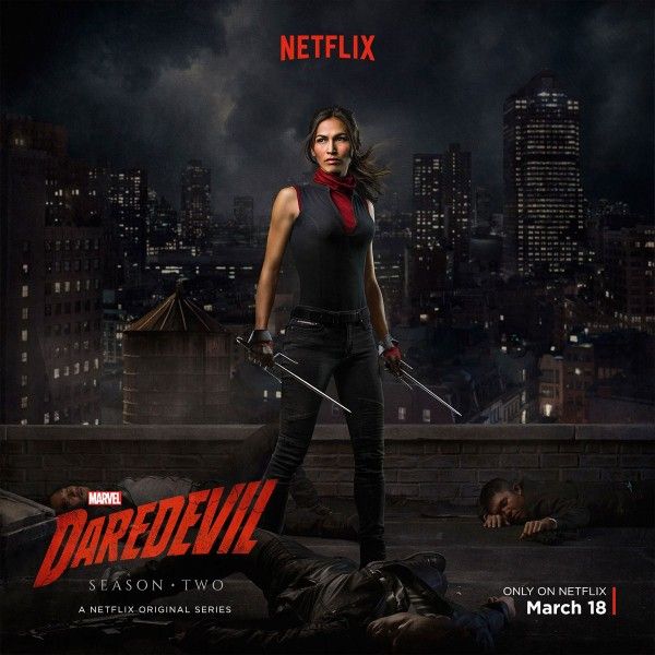 Elektra - Daredevil season 2 poster