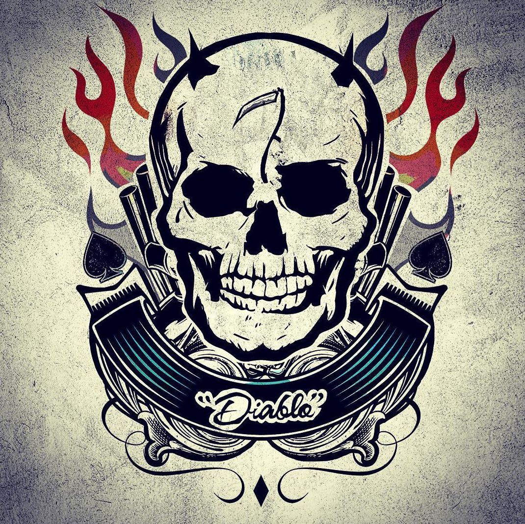 Harley Quinn&#039;s Tattoo Parlor Poster - Diablo