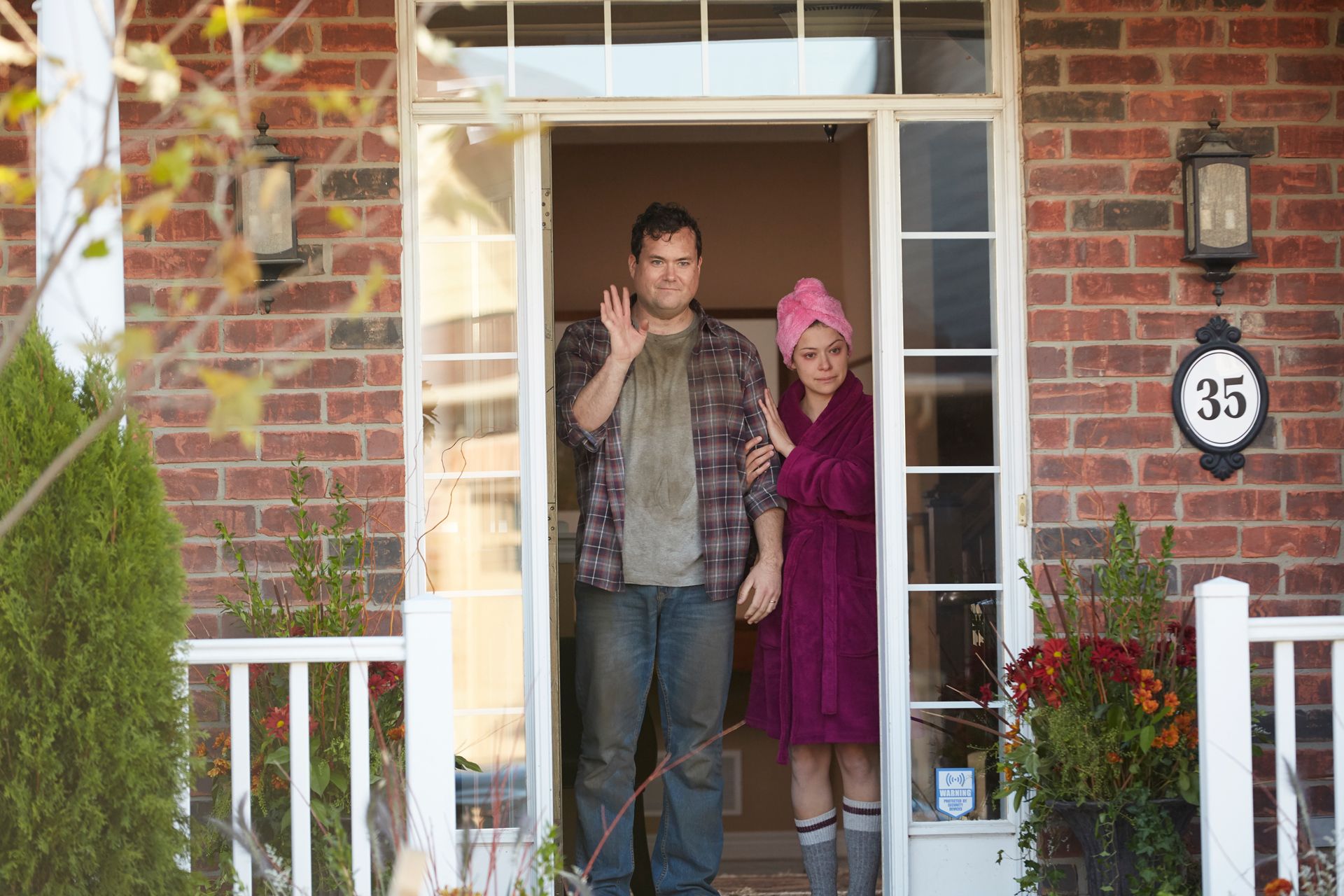 Tatiana Maslany as Helena &amp; Kristian Bruun as Donnie Hendrix