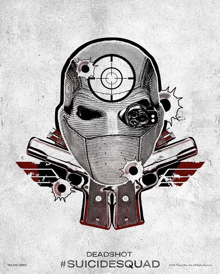 Harley Quinn's Tattoo Parlor Poster - Deadshot