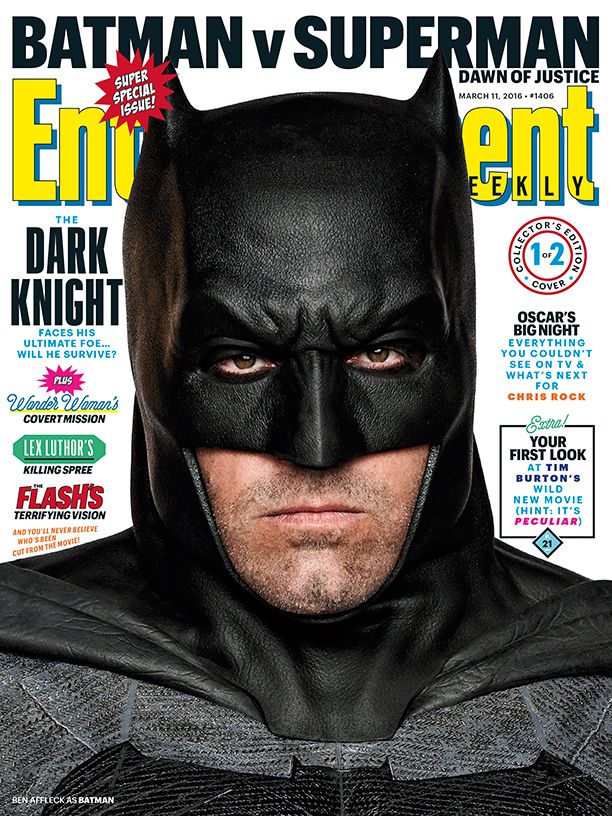 Batman v Superman: Dawn of Justice Entertainment Weekly cove