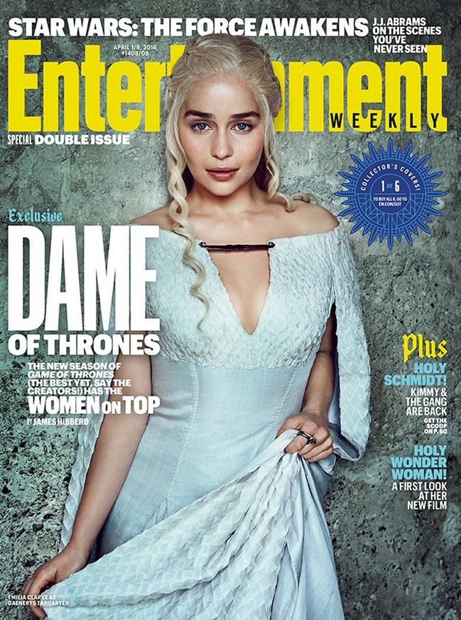 Emilia Clarke on EW Cover