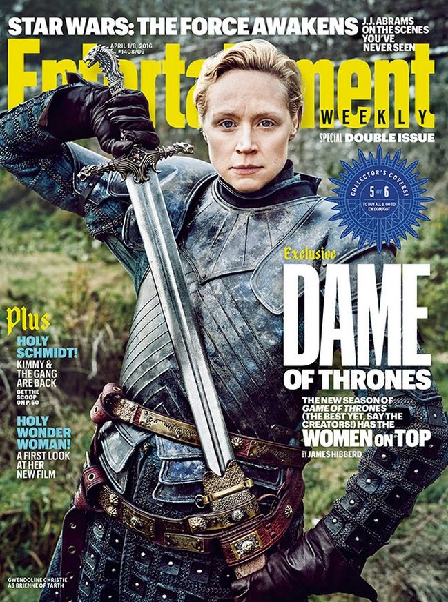 Gwendoline Christie on EW Cover