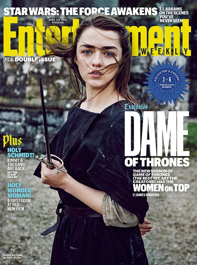 Maisie Williams on EW Cover