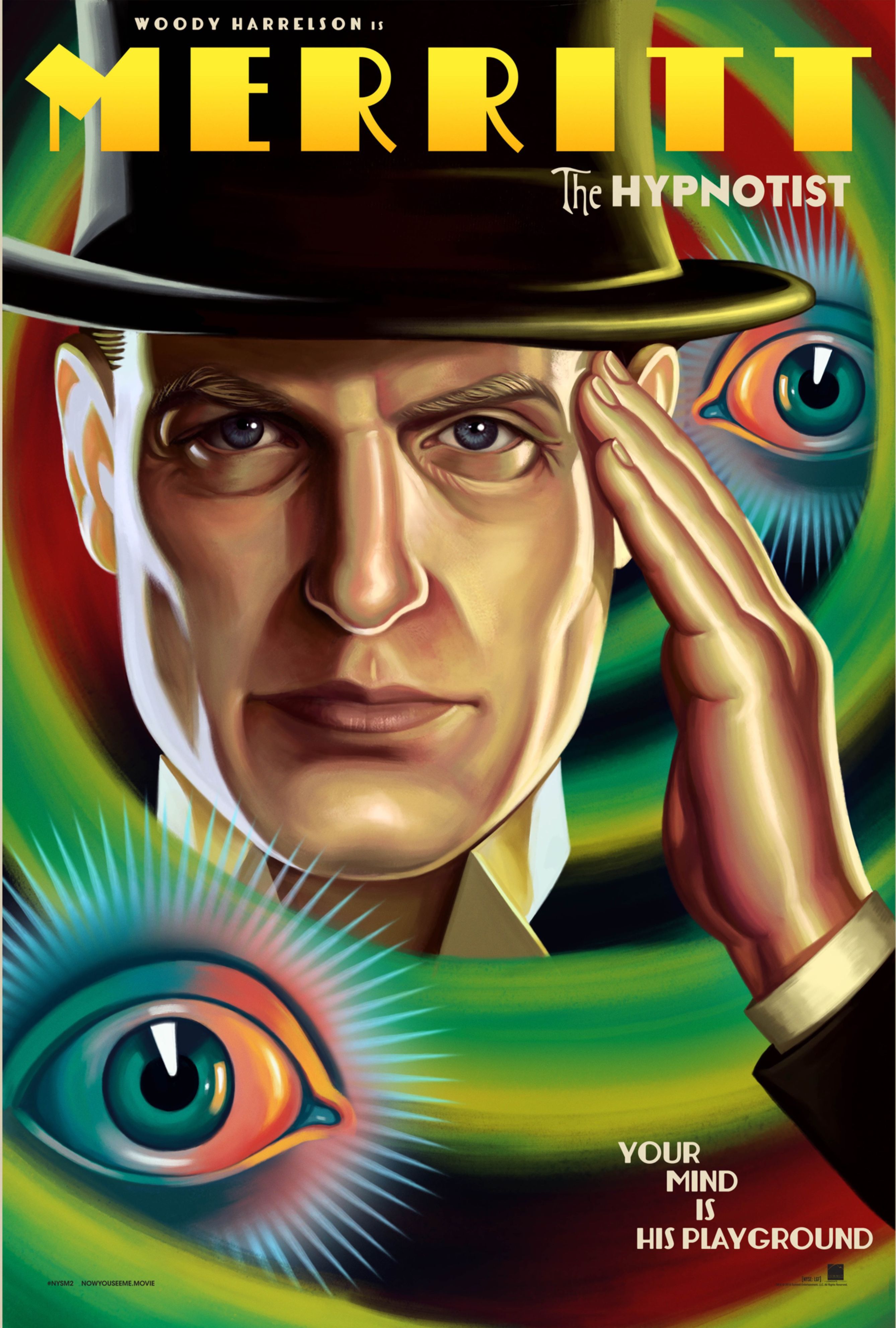 Woody Harrelson in new retro poster for Now You See Me 2