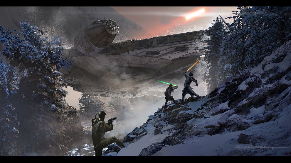 Star Wars pre-production art