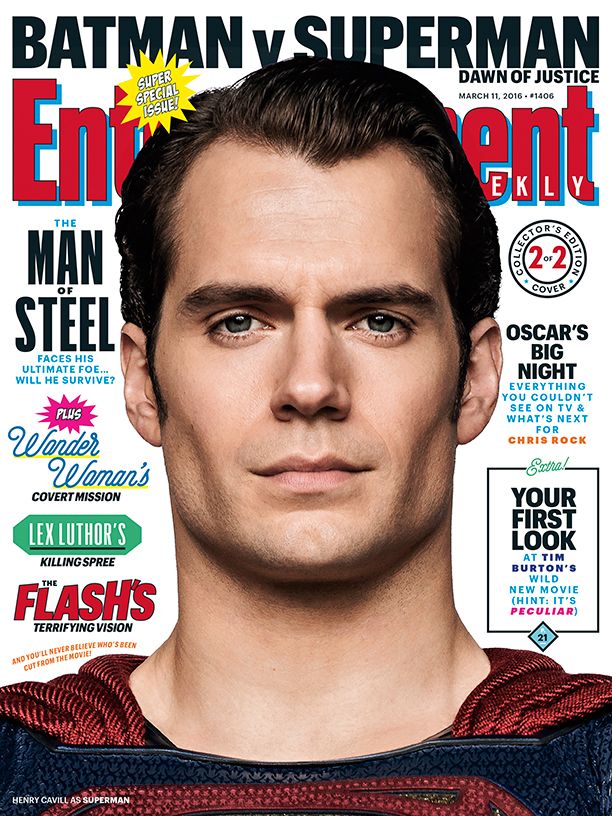 Batman v Superman: Dawn of Justice Entertainment Weekly cove