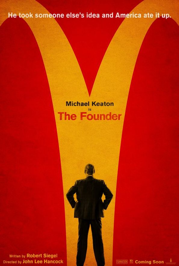 Poster for Michael Keaton's McDonald's Film 'The Founder'