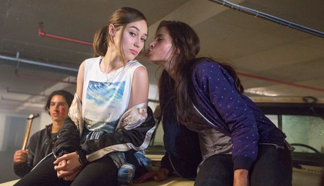 Alycia Debnam Carey and Mercedes Mason