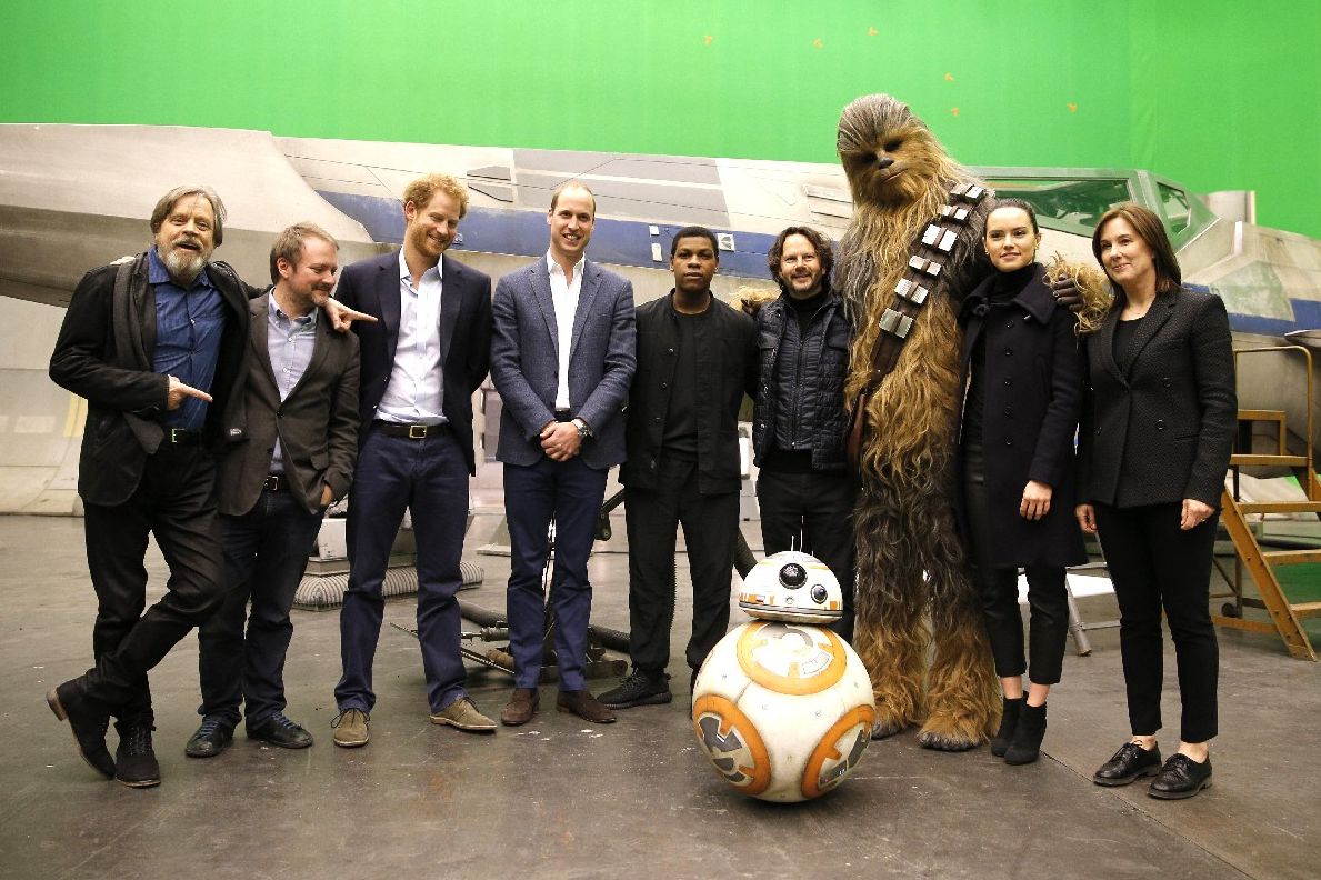Royal appearances on the set of Star Wars