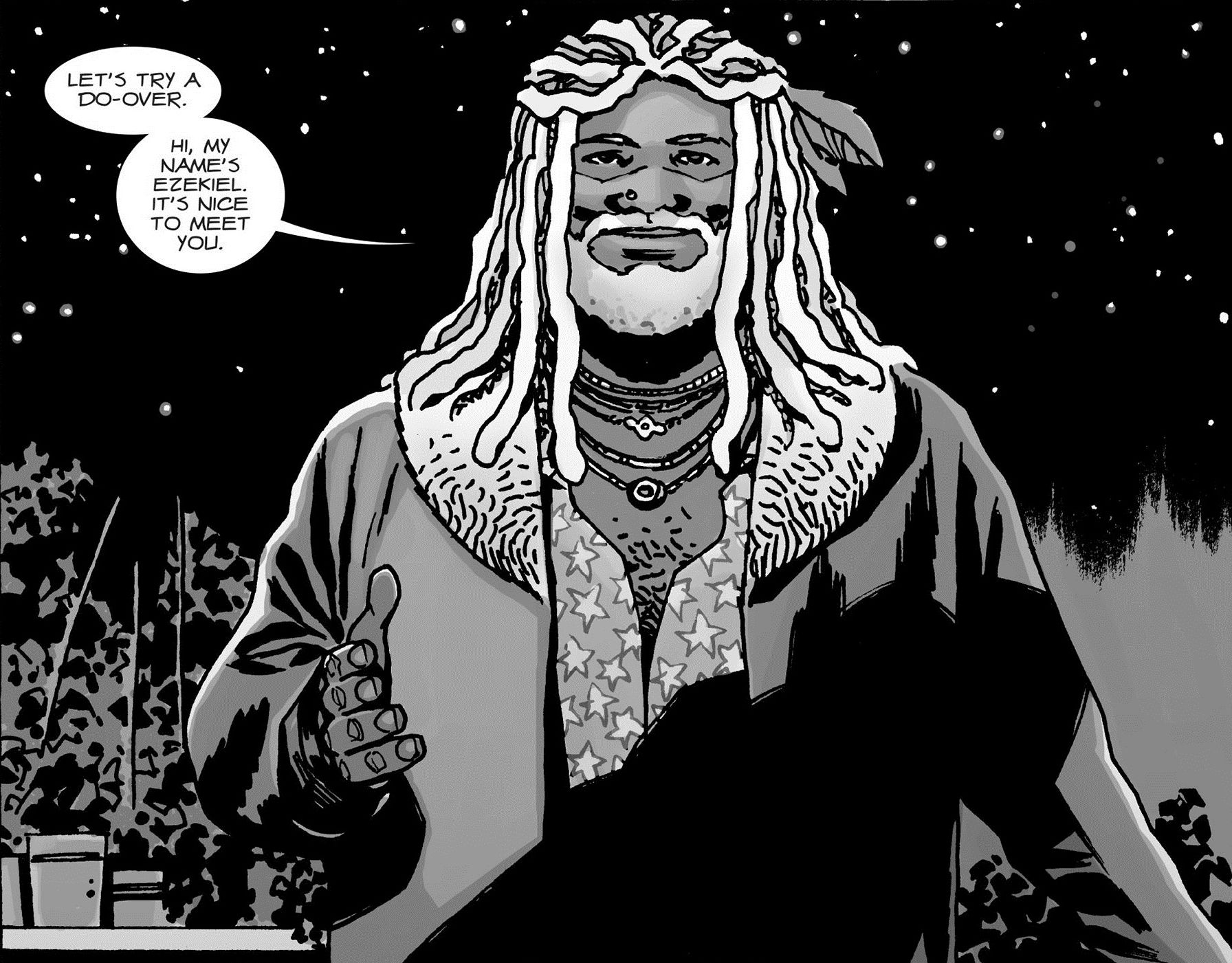 Ezekiel in 'The Walking Dead'