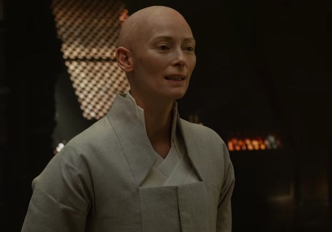 Tilda Swinton as the Ancient One