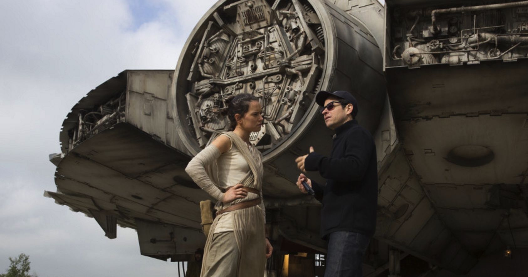 Daisy Ridley and J.J. Abrams
