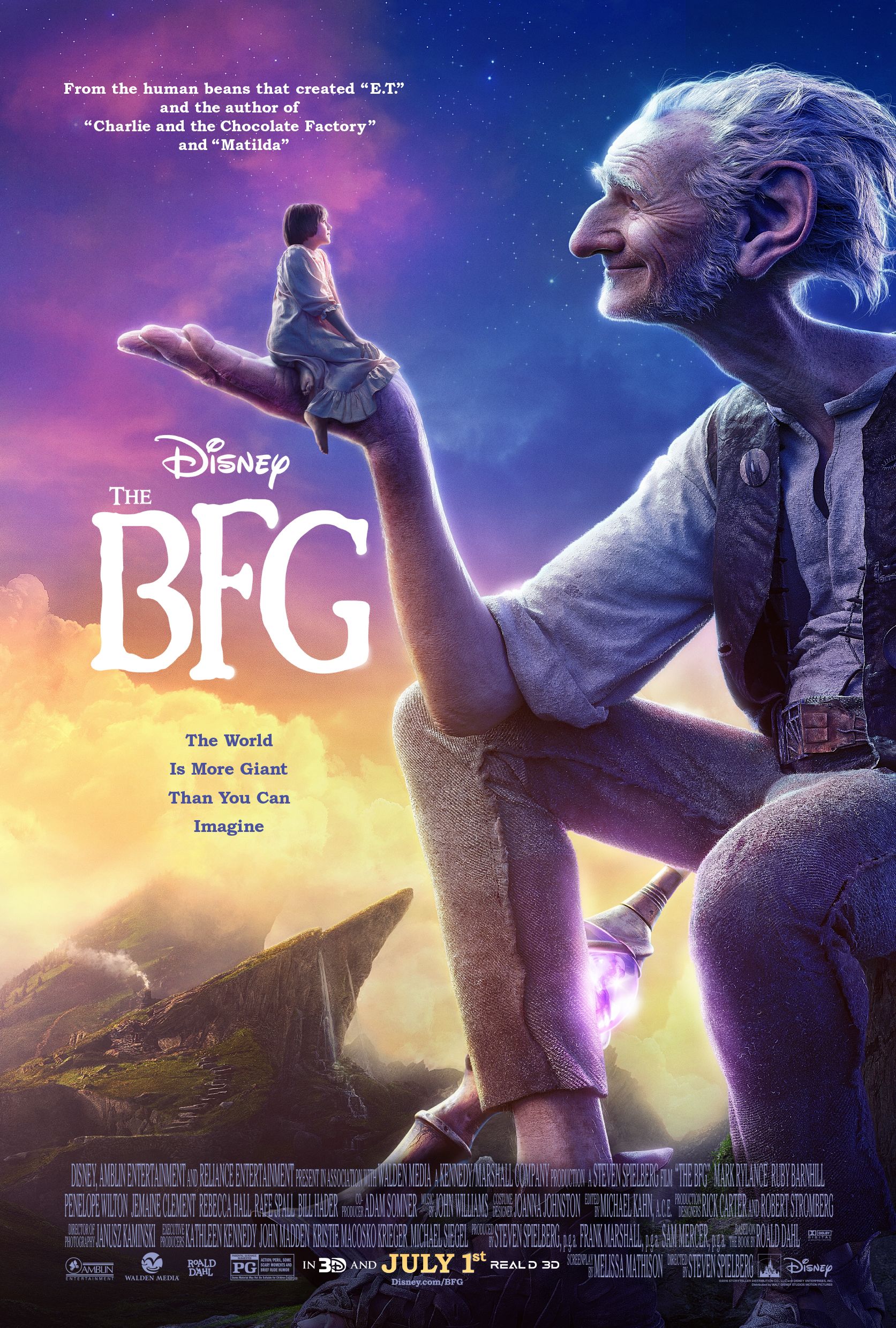 New poster for 'The BFG'