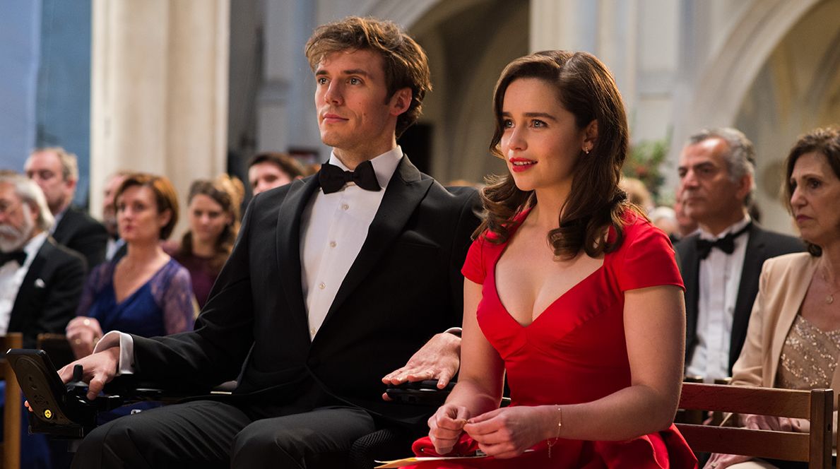 Sam Claflin and Emilia Clarke in 'Me Before You'