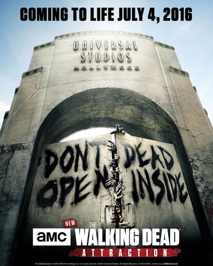 The Walking Dead Attraction Poster