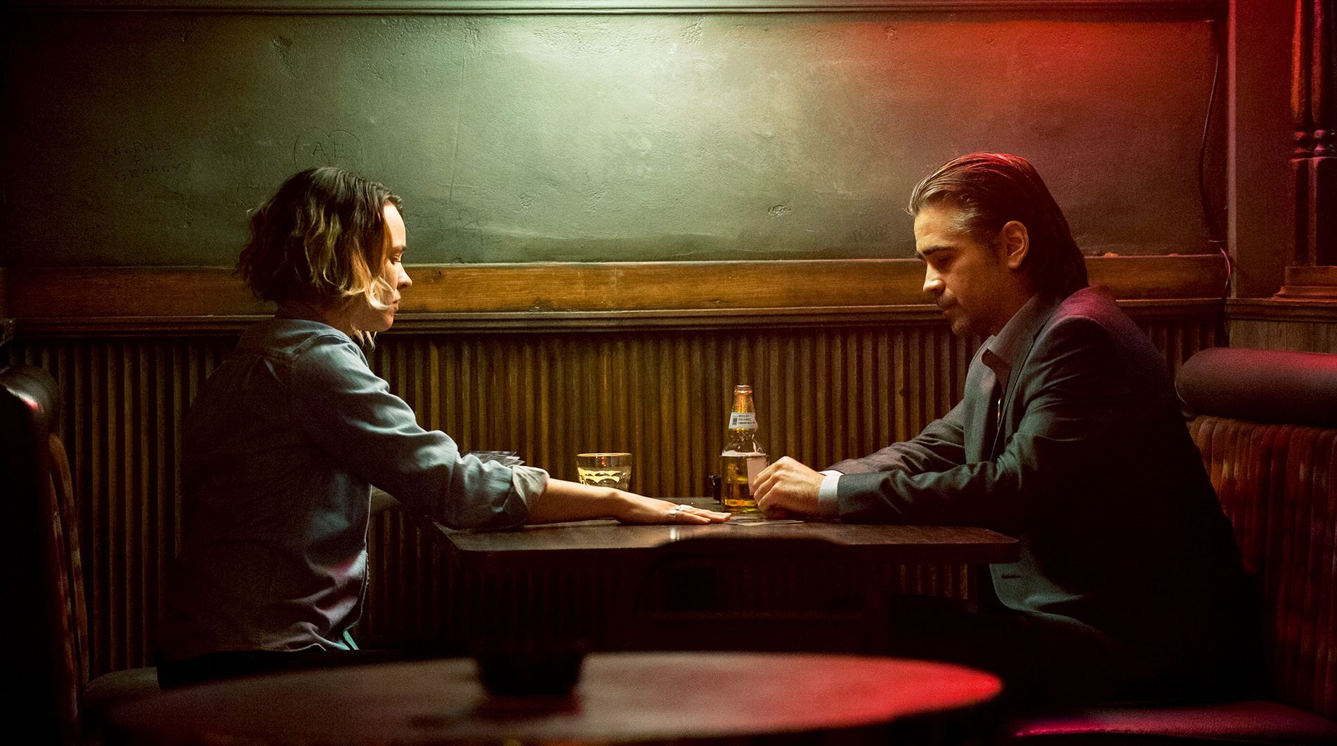 Rachel McAdams and Collin Farrell in True Detective Season 2