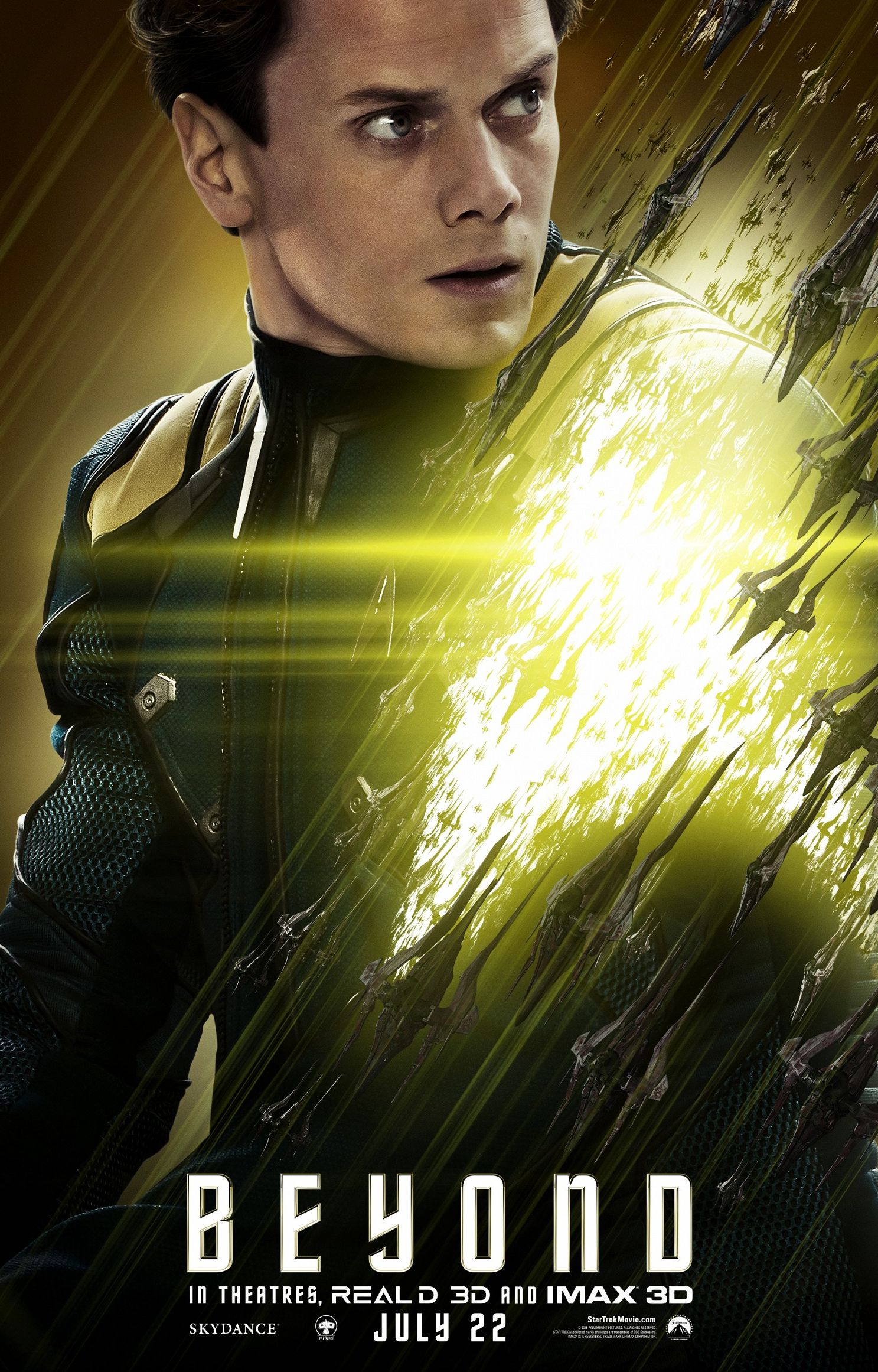 Anton Yelchin as Pavel Chekov in Star Trek Beyond Character