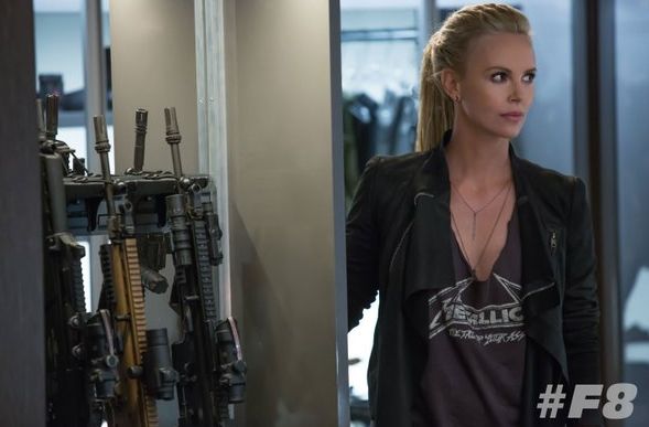 First official look at Charlize Theron in the next Fast and 