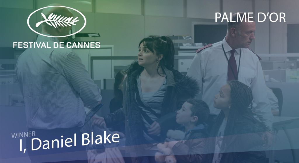 Ken Loach&#039;s &#039;I, Daniel Blake&#039; Winners Palme D&#039;Or at Cannes F