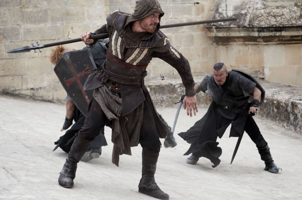 Michael Fassbender in action in this new image from &#039;Assassi
