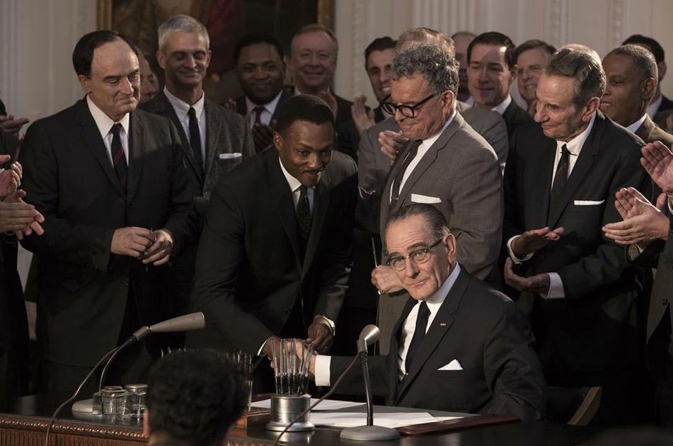 Bradley Whitford, Anthony Mackie, Bryan Cranston in &quot;All the