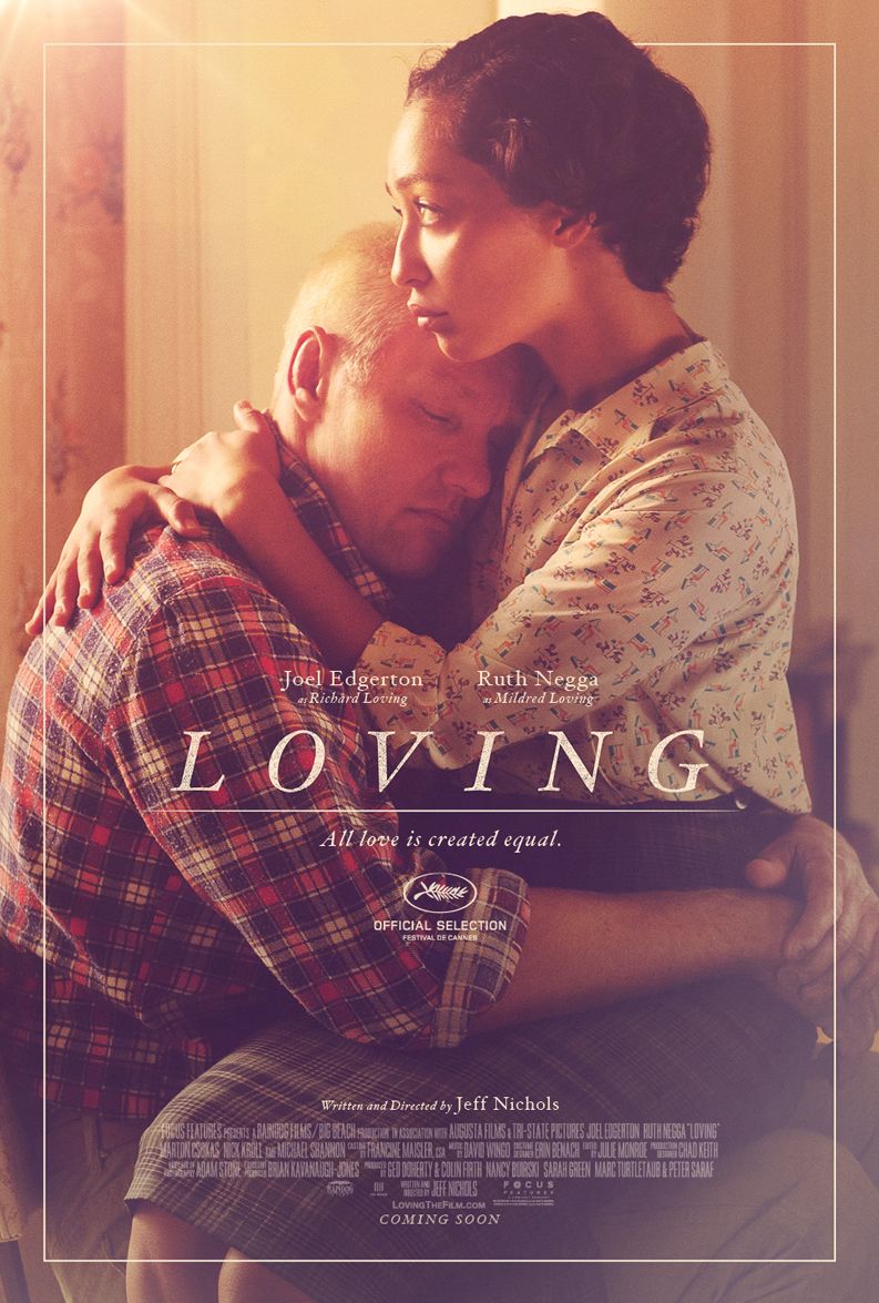 Ruth Negga and Joel Edgerton in the poster for &#039;Loving,&#039; ope