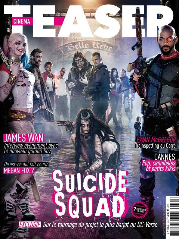 Suicide Squad on the cover of Cinema Teaser