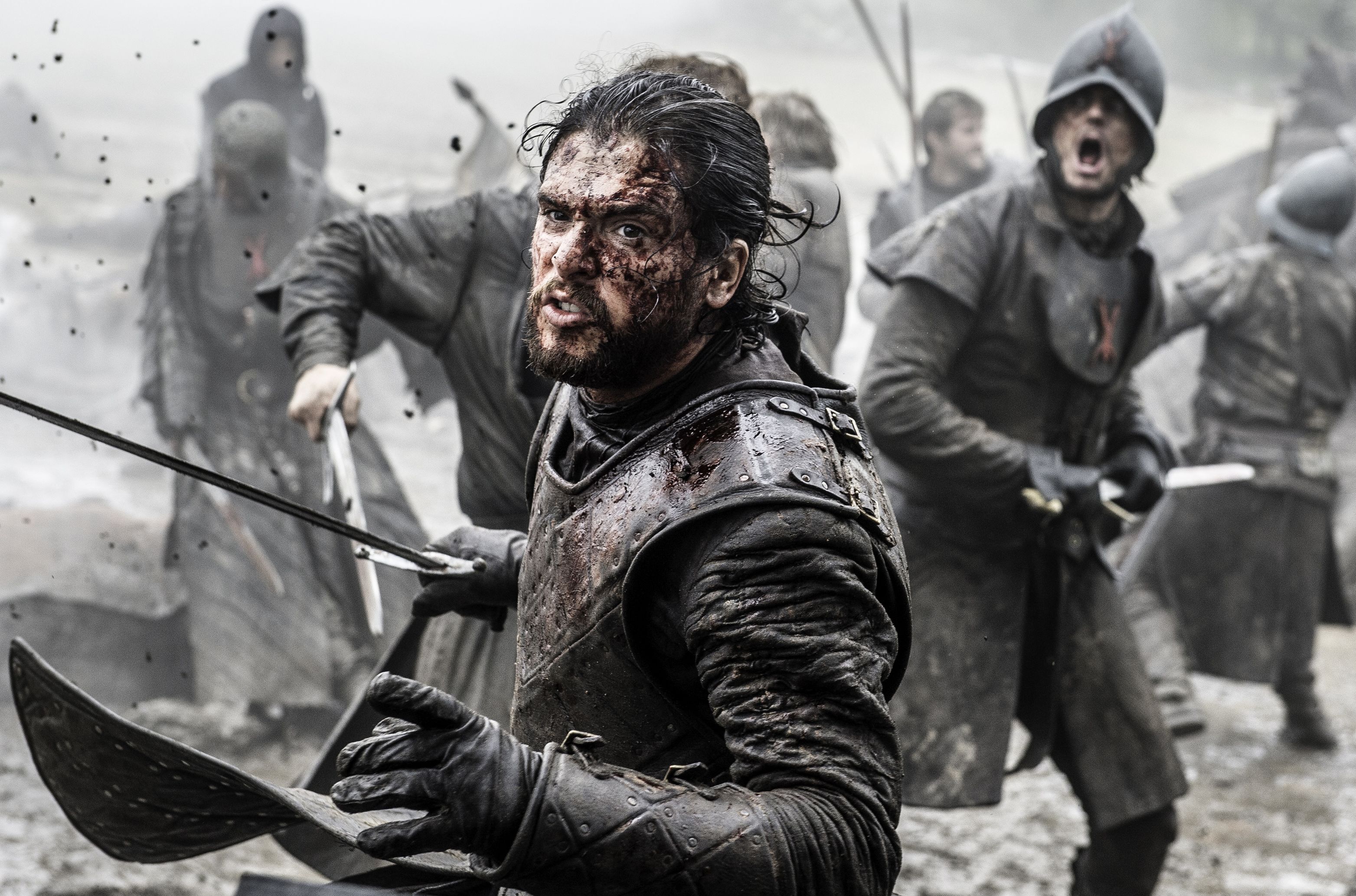 Kit Harington as Jon Snow in "The Battle of the Bastards"