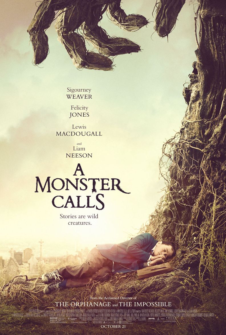 'A Monster Calls' poster lands with a helping hand