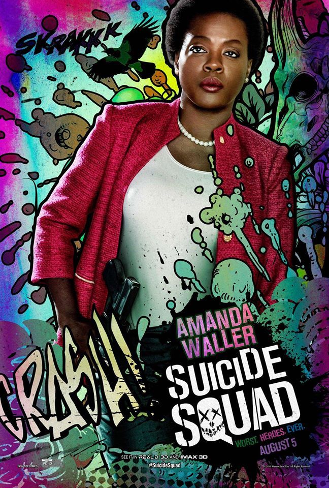 Amanda Waller character poster