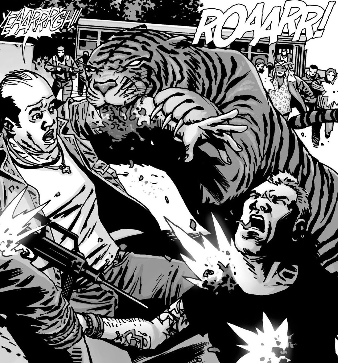 Shiva in action, The Walking Dead