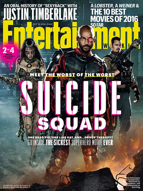 EW cover (2 of 4): Enchantress, Deadshot and Rick Flag