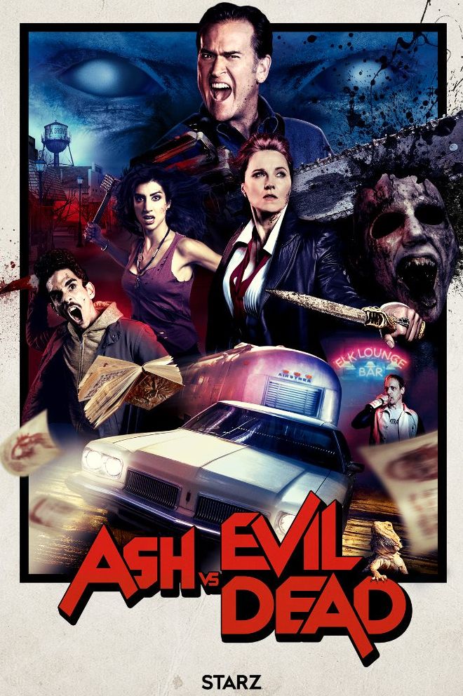 Official season 2 poster for Ash vs Evil Dead