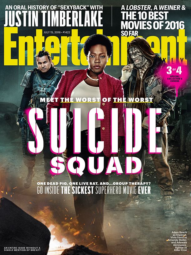 EW cover (3 of 4): Slipknot, Amanda Waller and Killer Croc