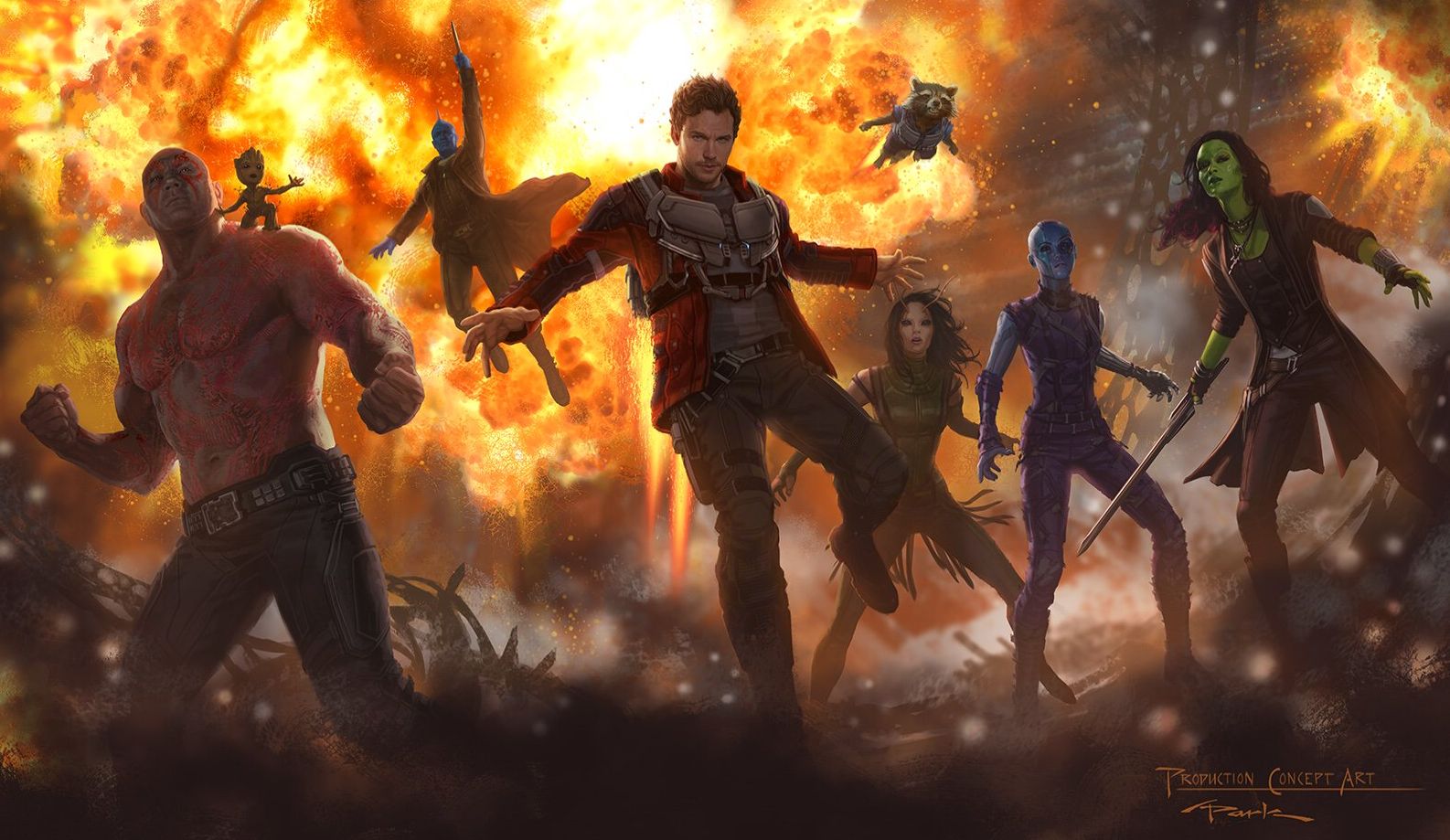 Check out the Guardians in new concept art from &#039;Guardians o