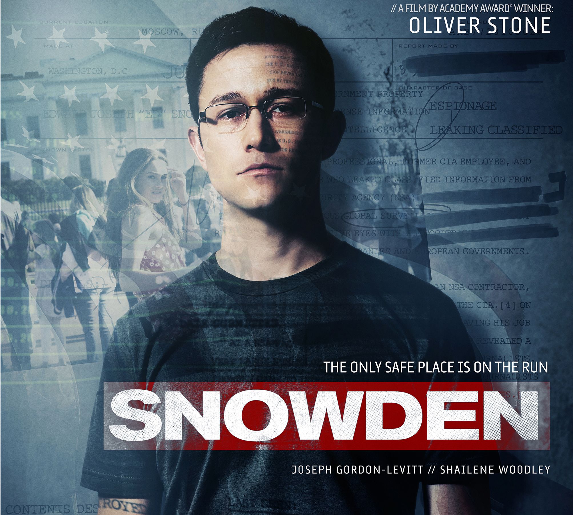 Snowden poster with Joseph Gordon-Levitt