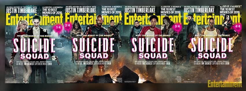 All 4 EW &quot;Suicide Squad&quot; covers