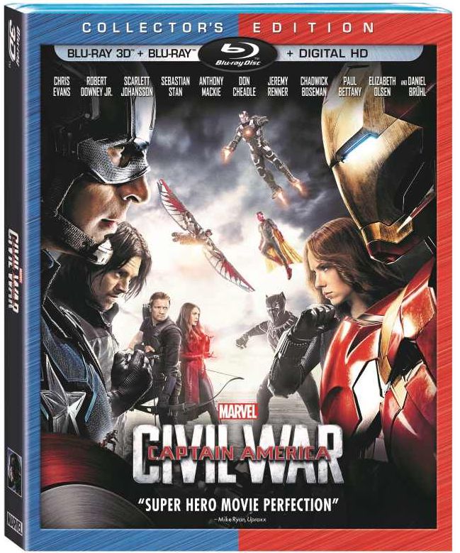 Captain America: Civil War collector&#039;s edition cover